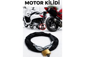 Resim Vi Caro 1,30 metre motorsiklet 10 mm Çelik Halat Motorsiklet Bağlama Halat Motosiklet Zincir kılıflı 