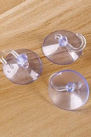 Resim Mobee Chermik Vantuz Öpücük Vantuzlu Askı 100 Adet Cam Vantuzu Cap 3 Cm 1410 