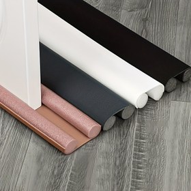 Resim Kendiliğinden Yapışkan Silikon Kapı Susturma Bloğu - Gürültü Kapı Susturma Için Ses Yalıtımı, Su Geçirmez ve Enerji Tasarrufu, Çok Yüzey Uyumluluğu, Plastik Malzeme, 1 Adet Paket - Beyaz, Siyah, Gri 