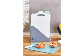 Resim Feyza Design Drew 4 Parça Kesme Tahtası Seti, 31 Cm, Dayanıklı ve Kullanışlı Tasarım 