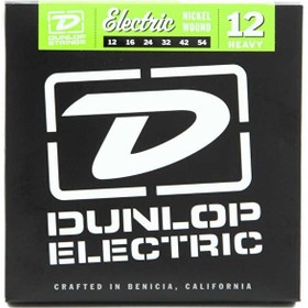 Resim Jim Dunlop DEN1254 Nickel Wound Heavy Elektro Gitar Teli (12-54) 