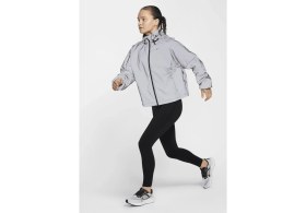 Resim Nike Kadın Run Division Therma-Fit Gri Yansıtıcı Hoodie Günlük Kullanımda Konfor Sağlayan Ceket 