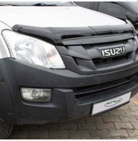 Resim Eurocap Isuzu D-Max Ön Kaput Koruyucu Rüzgarlık 3Mm Abs 2012-19 