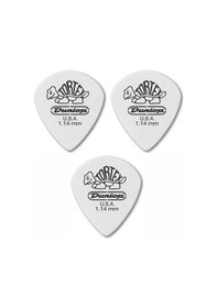 Resim Jim Dunlop 478r1.14 3 Adet Beyaz Gitar Penası 1.14 Mm Tortex White Jazz Iıı 