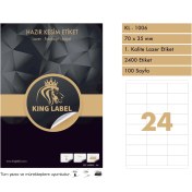 Resim King Label Kl - 1006 Lazer Etiket 70 x 35 mm 