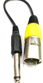 Resim YKA Xlr Erkek - 6.3mm Mono Erkek Çevirici Kablo 