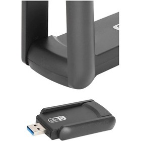 Resim Flzdgnkr Mbps Wifi Alıcı Kablosuz Wifi Adaptörü Çift Band Çift Antenli 