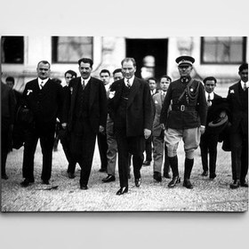 Resim Dekolata Atatürk ve Askerler Kanvas Tablo 35 x 50 CM 