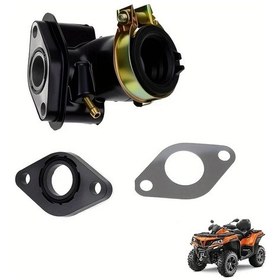 Resim Tongdashop 1 Set 50cc Gy6 Tek Hortum Bağlantılı Emme Manifoldu Rondelasi 139qmb Motor 