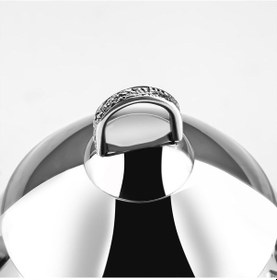 Resim Nehir Florina Maxi Büyük Boy Paslanmaz Çelik 1.15-2.25 Lt. Çaydanlık Takımı Gümüş 