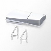 Resim Ps5 Slim Modeller İçin Şeffaf Renk Stand Ayakları 