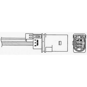 Resim NGK Oksijen Sensörü (LZA15-GM1) Astra H 1.3 Cdti 05- (990MM) 