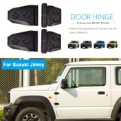 Resim 2 adet for SUZUKI Jimny JB64 JB74 2018-2020 Motor Kapak Kapı Menteşesi Süs Kapakları için Uygun - Dayanıklı Plastik Siyah Trim Etiketleri, Çizik ve Isıya Dayanıklı, Kolay Kurulum Araba Dış Aksesuarları, Motor Kapak Aksesuarları, Araç Modifikasyonu, Spor Görünümü, Isıya Dayanıklı Malzeme 
