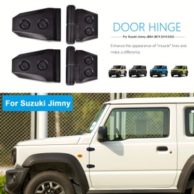 Resim 2 adet for SUZUKI Jimny JB64 JB74 2018-2020 Motor Kapak Kapı Menteşesi Süs Kapakları için Uygun - Dayanıklı Plastik Siyah Trim Etiketleri, Çizik ve Isıya Dayanıklı, Kolay Kurulum Araba Dış Aksesuarları, Motor Kapak Aksesuarları, Araç Modifikasyonu, Spor Görünümü, Isıya Dayanıklı Malzeme 