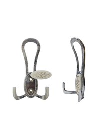 Resim Krom Desenli Vestiyer Portmanto 10 Adet Askılık Metal Krom 