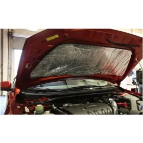 Resim Araç Oto Ses Yalıtımı Alüminyum Folyolu Araç Ses Yalıtım Şiltesi 9mm 100X500CM 