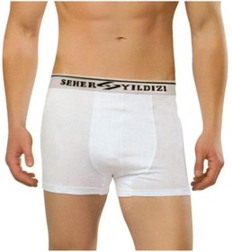 Resim Seher Yıldızı Erkek Likralı Pamuklu Boxer Don 3 lü Paket 