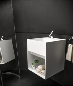 Resim CORİAN AKRİLİK Banyo Dolabı 