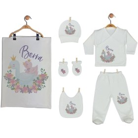 Resim Pia Baby Gl 2203 Isme Özel Yastık Battaniye Zıbın Set 