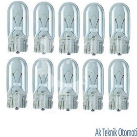 Resim 24V 3W Dipsiz Park Ve Gosterge Ampulu T10 (2 Adet) 504627934 