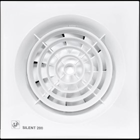 Resim Soler&Palau Soler Palau Silent 200 Crz Timer 120MM M³/h 180 Db 33 Sessiz Tasarruflu Ortam Havalandırma Fanı Agmair Agm 