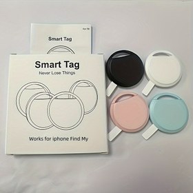 Resim Küçük GPS Takip Cihazı, Ultra-İnce Mini Tasarım, Düğme Pil, Kayıp Önleme Takip, Araba Evcil Hayvan - Kurulumu Kolay - Düğme Pil Gücüyle Çalışır, Kablosuz Takip Cihazı, 4 Mevsim İçin Taşınabilir 