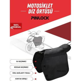 Resim Pinlock Scooter Diz Örtüsü Su Geçirmez ve Esnek Tasarım ile Rahat Sürüş Deneyimi Sunar 