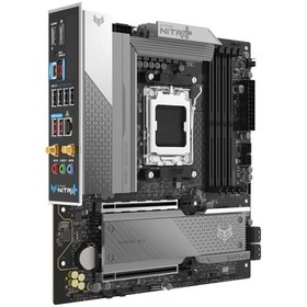 Resim SAPPHIRE NITRO+ B850M WIFI AMD B850 Soket AM5 DDR5 8000+MT/s (OC) WiFi 6 mATX Anakart-52123-01-40G 