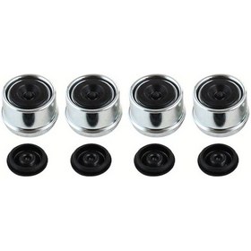 Resim Dashanshop 4 Adet Römork Rv Aks Toz Kapağı 198 İnç Yağlama Başlığı Rulman Anti Batık Kapak 