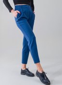 Resim GNS Shoes Hakiki Rugan Deri Lacivert Kadın Ayakkabısı Oxford 