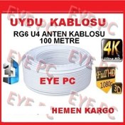 Resim EYEPC 100 Metre 100 M Full Hd 4K Uydu Çanak Anten Kablosu 