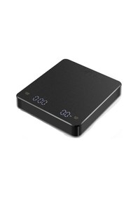 Resim Zamanlayıcılı Kahve Tartısı, 0.1g/3kg, Şarj Edilebilir, Otomatik Kapanma, Barista İçin Siyah 