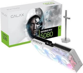 Resim GALAX GeForce RTX 5080 1-Click OC White 16GB GDDR7 256 Bit DLSS 4 Ekran Kartı (58NZN6MDBCWH) 