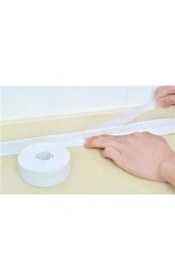 Resim Sennedilersen Beyaz Su Sızdırmaz Lavabo Kenar Bandı (Kutusuz)(3.2m) 