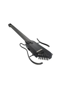 Resim Donner Hush-c Silent Klasik Gitar Siyah 