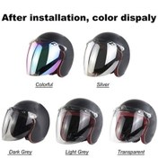 Resim Novahub Agv K1/k3sv/k5 Tam Yüz Kask İçin Rüzgar Kalkanı - Açık Gri, Pc Malzemeli, Uygun Boyut 