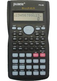 Resim Puzzle Ps-88 2 Satır Ekran Bilimsel Hesap Makinesi 