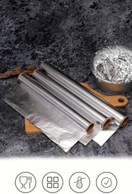 Resim ThenTech Yemek Yaparken Kullanıma Uygun Fırın Güveç Kaplama İçin Kullanılabilir Alüminyum Folyo 