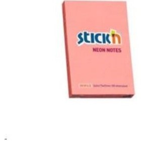 Resim Gıpta Neon Pembe 76X51 100 Yaprak Stickn Yapışkanlı Not Kağıdı 