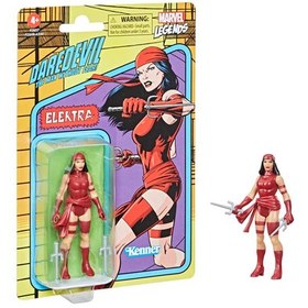 Resim Marvel Legends Retro 375 Collection Elektra Figür 