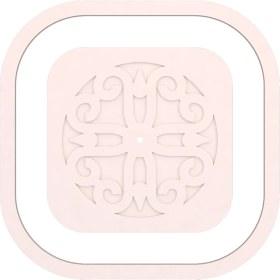 Resim Motifpiyer Lamba Tavan Göbeği 54 Kare Oval Dış Çıtalıi 
