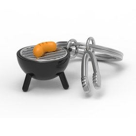 Resim Barbekü Sosis Anahtarlık 