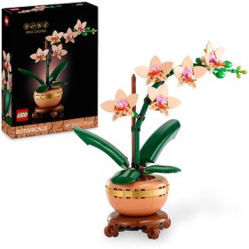 Resim LEGO® Botanicals Mini Orkide 10343 - Yetiskinler için Terakota Saksi ve Kaide Içeren Dekoratif Çiçek Yapim Seti (274 Parça) 