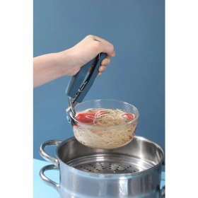 Resim El Değdirmeden Fırından Borcam Tepsi Alma Aparatı 