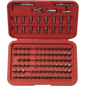 Resim 10048 Güvenlik Bit-Set, Krom-Vanadyum-Çelik | 100 Parça 