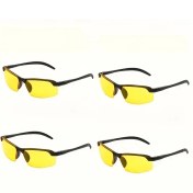 Resim Willowhaven Ultra Hafif Gece Görüş Sürüş Gözlüğü Tac Lens Anti Glare Yorgunluk Giderici Tr Çerçeve 12+ 