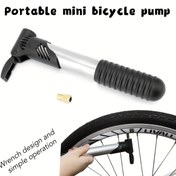 Resim Taşınabilir Mini Bisiklet Pompası - Portatif Bisiklet Hava Yastığı 