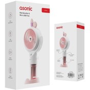 Resim Asonic Afn26 Beyaz 500mah 2 Kademe Nemlendirici Sprey Usb Fan 