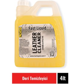 Resim Fast Liquid Leather Cleaner Deri Temizleyici Deri Bakımı Alcantara Koltuk Temizleyici Leather Cleaner 4 Lt 