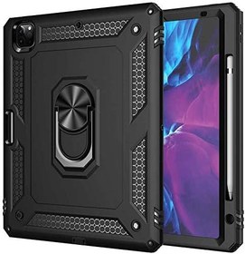 Resim Zore Apple İle Uyumlu iPad Pro 12.9 2020 (4.Nesil) Kılıf Tablet Vega Kapak, Siyah 